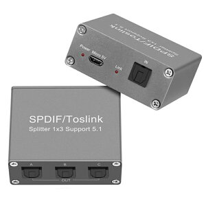  fW^ z fW^wI[fBIXvb^[ SPDIF /ToslinkɑΉ@PS3 XBOX DAC Ro[^[ 3o1 1{wP[ut