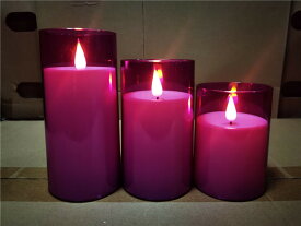 ＼2750円／キャンドル LEDキャンドルライト LEDキャンドル キャンドルライト 揺らぎなしでゆっくり点滅 3個セット リモコン 明るさ調整 自動消灯タイマー 間接照明 安全 電池式 デコレーション インテリア 結婚式 玄関 ベランダ パーティー