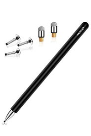 2in1タッチペン MEKO スタイラスペン スマートフォン タブレット スタイラスペン iPad iPhone Android ブラック