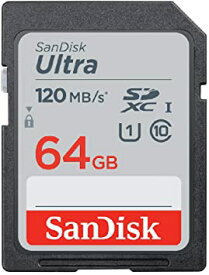 サンディスク 正規品 SDカード 64GB SDXC Class10 UHS-I 読取り最大120MB/s SanDisk Ultra SDSDUN4-064G-GHJNN 新パッケージ