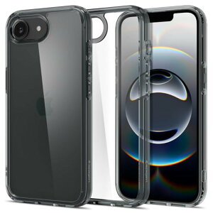 Spigen �n��19�N�̋Z�p�� iPhone 17e / 16e �P�[�X �N���A ���� �X�g���b�v�z�[�� �ČRMIL�K�i �o���p�[ �ϏՌ� �E���g�� �n�C�u���b�h ACS09531 (�X�y�[�X �N���X�^��)