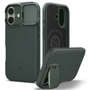 Spigen �n��18�N�̋Z�p�� iPhone 17 �P�[�X MagSafe�Ή� �J�����J�o�[ �����Y�ی� �}�O�l�b�g���� �}�b�g �ϏՌ� �ČRMIL�K�i �I�v�e�B�b�N �A�[�}�[ �}�O�t�B�b�g (�A�r�X �O���[��) ACS09988