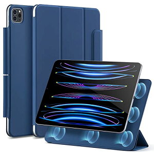 ESR iPad Pro 11�C���` �P�[�X (2022/2021/2020)�p ��4/3/2����Ή� �}�O�l�b�g�P�[�X �֗��Ȏ��C�z�� 2WAY�X�^���h Pencil 2�Ή� �I�[�g�X���[�v/�E�F�C�N �l�C�r�[�u���[ Rebound Series