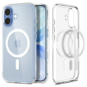 Spigen �n��18�N�̋Z�p�� iPhone 17 �P�[�X MagSafe�Ή� ������ �w��h�~ �X�g���b�v�z�[�� �ČRMIL�K�i �E���g�� �n�C�u���b�h �}�O�t�B�b�g (�t���X�g �z���C�g) ACS10086