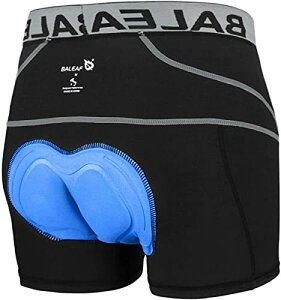 バリーフ サイクル インナーパンツ サイクリングパンツ ロードバイク メンズ 3Dゲルパッド 自転車用 クロスバイク レーサーパンツ 衝撃吸収 痛み軽減 伸縮性 吸汗速乾 抗菌防臭 サイクルウ