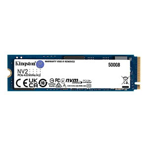 �L���O�X�g���e�N�m���W�[ Kingston SSD NV2 500GB PCIe Gen 4.0 x4 �ő�3,500MB/�b M.2 2280 NVMe SNV2S/500G ���K�㗝�X�ۏؕi 3�N�ۏ�