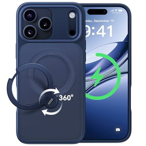 2025�ō������_360�x��] CASEKOO iPhone 17 Pro Max �p �P�[�X MagSafe�Ή� �ČRMIL�K�i 360 �S�����ϏՌ� ���c���� �p�x���R���� �ő�25W�}���[�d�Ή� �w��h�~/�}�b�g�d�グ/���ϖh�~/������ ��