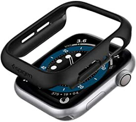 Spigen Apple Watch ケース 44mm Series SE/Series 6 / Series 5 / series 4 対応 落下 衝撃 吸収 簡易着脱 超薄型 シンプル スリム 軽量 保護カバー アップルウォッチケース