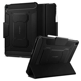 Spigen iPad Air5 ケース 2022 (第5世代) iPad Air4 ケース 2020 10.9インチ 三つ折り スタンド Apple Pencil対応 衝撃吸収 耐衝撃 米軍MIL規格 耐衝撃 落下 ラギッド アーマープロ ACS02