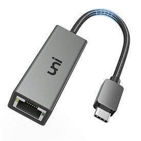 USB C LAN 有線LANアダプター USB3.0 Giga Switch/MacOS/Windows/Chrome OS/Linux対応 1000Mbps高速 uniaccessories USB-C to RJ45 ギガビットイーサネットThu