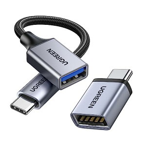 UGREEN USB C ϊA_v^ ^CvC USB ϊ USB3.2 Gen1 ^CvC OTG ϊP[u }[d ] MacBook Pro Air iPad Pro Surface Xperia ̑ USB-C [p