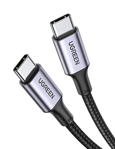 UGREEN USB Type CP[uPDΉ100W/5A }[dUSB C to USB C fh~ iPhone 15AMacBook ProAMatebookAiPadAXperiaAGalaxyType-c@Ή (1m, u