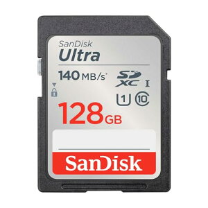 SanDisk TfBXN Ki SDJ[h 128GB SDXC Class10 UHS-I ǎő140MB/s SanDisk Ultra SDSDUNB-128G-GH3NN VpbP[W