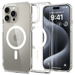 ČRKi MagsafeΉ Spigen iPhone 15 Pro P[X MagSafe NA ϏՌ ČRMILKi擾 Xgbvz[ ϗ}  Xgbvz[ }Olbg 2d\ Yی C菝h~ MagSafe