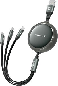 [dP[u  3in1 USB}`P[u  CAFELEЎ葀 3A/15W 3䓯d\ USB Type C P[u Micro USB P[uf[^] typec Ή[dR[h3ޒ[q s̏̃X}