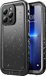 SPORTLINK iPhone 13 Pro �p �h���P�[�X iPhone 13 Pro �p �ϏՌ� �P�[�X IP68�h������ �h�� �h�o �ϏՌ� 360 �S�ʕی� QI�[�d �t�F�C�XID �F�ؑΉ� ����֗� �����^ �X�g���b�v�t�� �J�̓� �����C��
