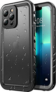 SPORTLINK iPhone 13 Pro Max �p �h���P�[�X iPhone 13 Pro Max �p �P�[�X ���S�h�� IP68�h������ �h�� �h�o �ϏՌ� 360 �S�ʕی� QI�[�d �t�F�C�XID �F�ؑΉ� ����֗� �����^ �X�g���b�v�t��