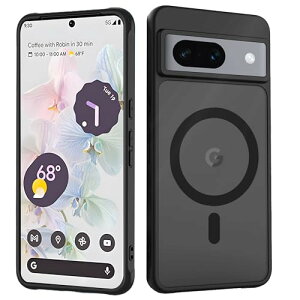 ZLFENJOY MagSafe対応 Google Pixel8a ケース スマホケース 半透明 黄ばみなし ピクセル8a ケース全面保護 米軍MIL規格 耐衝撃 レンズ保護 ストラップホール 指紋防止 マグセーフ ピクセル8a ワイヤレス