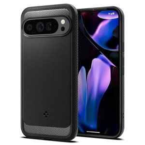 Spigen Pixel9 Pro XL P[X TPU \tgP[X ČRMILKi擾 ϏՌ h~ Jی Xgbvz[t CX[d Mbh A[}[ ACS07719 (}bg ubN)