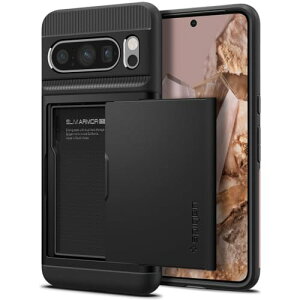 Spigen Google Pixel8 Pro �P�[�X �J�[�h ���[ MIL�K�i�擾 �ϏՌ� �w��h�~ ���h�~ �Ռ� �z�� ��d�\�� �X���� �A�[�}�[ CS ACS06323 (�u���b�N)
