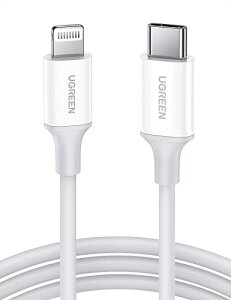 UGREEN USB C to Lightning P[u MFiF؎擾 3A}[d PDCgjOP[u iPhone 14 / iPhone 13/12/12 Pro/12 miniAiPhone 11 Pro Max XR XS Ma