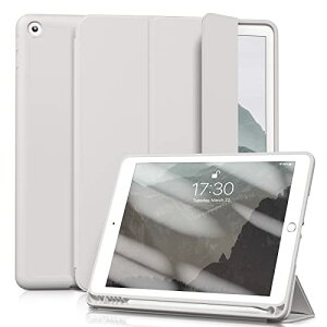 Aoub iPad 9.7 C` 5 6 (2018/2017) P[X I[gX[v/EFCN@\Ή Apple Pencily[ z_[t X}[gJo[ \tg TPU ^ y ϏՌ O܂X^h (O[)