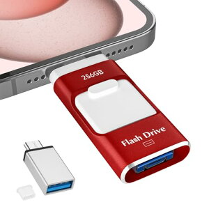 USB 256GB Avsv Aoʐ^ۑ 4in1 iPhoneΉ USB X}z f[^ۑ Ot USB iOS/Type-C/USB/Micro USB e tbV  f[^obNAbv