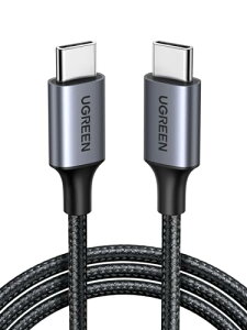 UGREEN USB Type C P[u- PDΉ 60W }[d usb-c P[u USB C to USB C fh~ ^CvC P[u iPhone 15 MacBook iPad Pro 2018 Xperia XZ1 Gal
