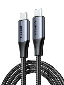 UGREEN USB C P[u 240W/5A Type C P[u Thunderbolt 3/USB 3.2 Gen 2Ή 4K / 60Hzfo 10Gbps]x ^Cvc P[u rfIo PDΉ }[dP[u G