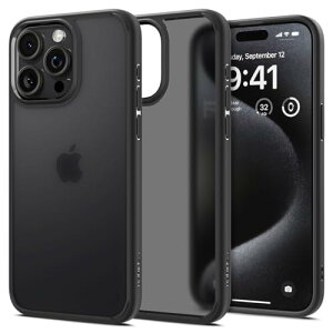 Spigen �n��18�N�̋Z�p�� iPhone 15 Pro �P�[�X �N���A �o���p�[ �ϏՌ� ���ςȂ� ������ ���炳�� �ČRMIL�K�i�擾 �w��h�~ �X�g���b�v�z�[�� ���� TPU 2�d�\�� �����Y�ی� �C�菝�h�~ ���C�����X�[