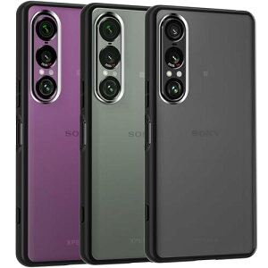 SONY Xperia 1 VII p P[X NA SO-51F | SOG15 ϏՌ }bg ČRMILKi擾 SGSF ΂݂Ȃ Yی wh~ Xgbvz[t GNXyA1 VII pJo[ Mist Series