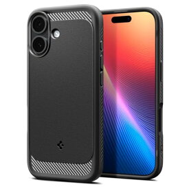 Spigen 創業18年の技術力 iPhone 17 MagSafe対応 マグネット搭載 マット 耐衝撃 米軍MIL規格 ラギッド アーマー マグフィット (マット ブラック) ACS09975