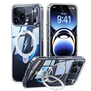 ʂ㎿ _360 ] CASEKOO iPhone 17 Pro Max p P[X NA ČRMILKi tBbg MagSafeΉ ő25W}[dΉ c px  ϏՌ ϋv bvz[t 