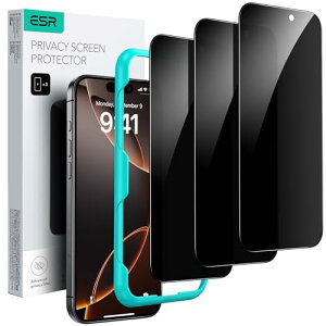 ESR for iPhone 17/16Pro KXtB `h~ یtB 3 KX ȒPtKChgt wh~ 炳 9Hdx RKi̔Uh~ ϏՌ 0.3mm HD for iphone17/16pro