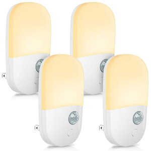 LED センサーライト 室内 人感センサーライト省エネ 月々の電気代はわずか4円 ナイトライト 常夜灯 足元灯 コンセント式 電球色 三つモード 省エネ 廊下 玄関 階段 寝室 枕元 洗面所などに対