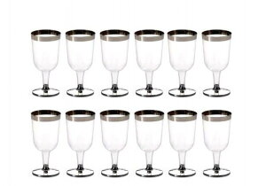 M 使い捨て ワイングラス プラスチック製 組み立て式 ワインカップ 12個 S-12