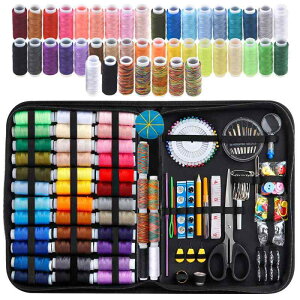 裁縫セット ソーイングセット 226点セット 43色縫い糸 裁縫道具 ポータブルミシンアクセサリー DIYアートソーイング 裁縫練習 衣類補修 刺繍 手芸 携帯便利 収納ケース付き 家庭科 大
