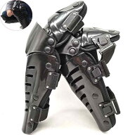 膝プロテクター 耐衝撃構造 バイクプロテクター ひざすねプロテクター ガード バイク用防具