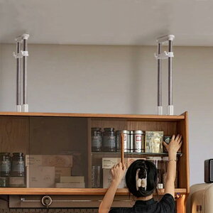 家具転倒防止伸縮棒 転倒防止用 つっぱり棒 転倒防止 突っ張り棒 地震 耐震対策 つっぱりポール 強力 地震対策 防災グッズ(2本ダブルセット)