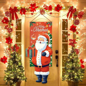 �N���X�}�X �f�R���[�V���� �̂�� �t���b�O �T���^�N���[�X �� ���킢�� �L�����N�^�[ �h�A���� ���� �Ǌ|�� �w�i�z �|���G�X�e�� ���O�p ���͋C���