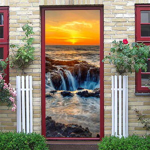 �E�H�[���X�e�b�J�[ �h�A�p �[�Ă��̊C�i�F �ؖڒ������C�N�V�[�g ���� ���r���O �Q�� ���� ���� �͗l�ւ� �h�� PVC�� ������� �C���e���A�Ǒ���