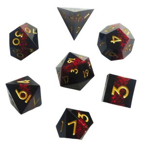 �_�C�X ������ ���ʑ� D4 D20 TRPG �e�[�u���g�[�NRPG �_���W�����Y���h���S���Y �N�g�D���t �{�[�h�Q�[�� ���[���v���C���O�Q�[�� RPG 7�Z�b�g ���[�ܕt�� �u���b�N�n �����J���[ ������ �╶