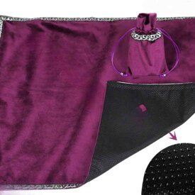 タロットクロス オラクルカード 占い 瞑想 祭壇用 テーブルマット 滑り止め ベルベット フランネル 柔らか ソフト 装飾 高級感 多色