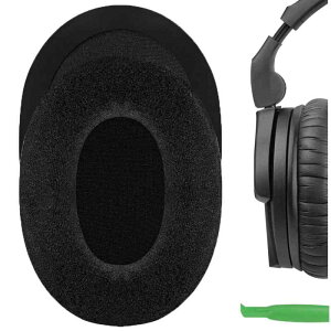 Geekria �C���[�p�b�h omfort �݊��� �p�b�h �[���n�C�U�[ Sennheiser HD 280/ HD 280-Pro/HD 281, HMD 280/ HMD 281 �w�b�h�z���ɑΉ� �p�b�h �C���[/�C���[�J�b�v (�x���A/�u���b�N)