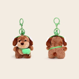ぬいぐるみキーホルダー ダックスフンド 犬 トマト ピーマン バッグチャーム かわいい マスコット ふわふわ ぬいぐるみチャーム ミニ ポシェット風 通学 カバン飾り