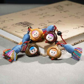 キーホルダー バッグチャーム 携帯ストラップ 緑檀 バービー檀 天然木 栗モチーフ 木製 かわいい ユニーク 工芸品 高級感 小物 アクセサリー