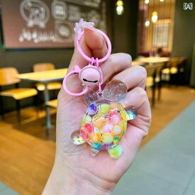 キーホルダー キャラクター タートル 夜光 光る カメ ぬいぐるみ バックチャーム アクリル かわいい 通学 ペア