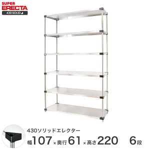 _P10{!Ԍ^ GN^[ ERECTA 430\bhGN^[ Vo[ XeXbN ~[ [bN Ɩp ItBX  55×s60×220 6i LSS570P2200W6