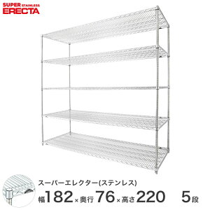GN^[ ERECTA I[XeXGN^[ Vo[ XeXbN XeX Ɩp ItBX  180×s70×220 5i SLMS1820PS2200W5 C[bN C[VFt [I