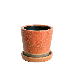 ※アイボリー品切れ※ダルトン DULTON カラー グレイズド ポット 2.5号鉢 (ソーサー付き) COLOR GLAZED POT 2.5号鉢 園芸用品 植木鉢 室内 屋内 部屋 屋外 花 サボテン ハーブ 園芸 ガーデニング 鉢植